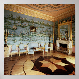 Interior of the Chinese Blue Drawing Room Poster