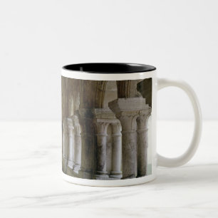 Interior of the cloister 2 Two-Tone coffee mug