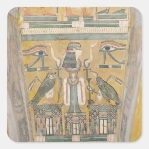 Interior of the coffin of Imenemipet Square Sticker