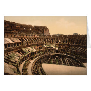 Interior of the Colosseum, Rome, Italy