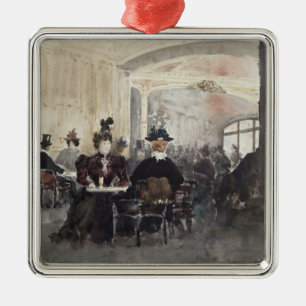 Interior of the Concert Rouge Metal Ornament