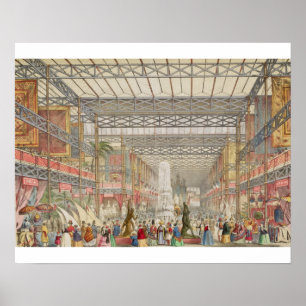 Interior of the Crystal Palace, pub. by Stannard a Poster