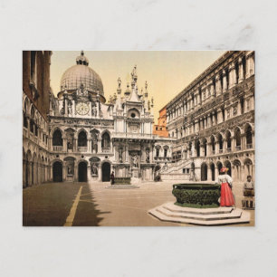 Interior of the Doges' Palace, with the Giant's St Postcard