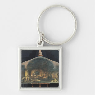 Interior of the Forge at Fourchambault Key Ring