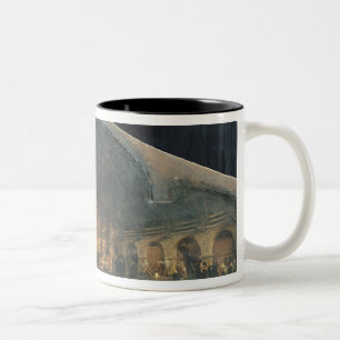 Interior of the Forge at Fourchambault Two-Tone Coffee Mug
