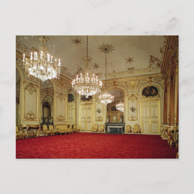 Interior of the Grand Salon Postcard (Front)