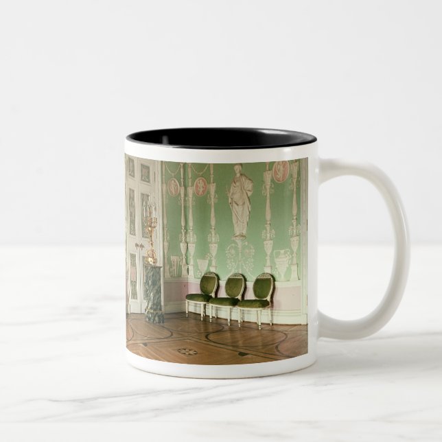 Interior of the Green Dining Room Two-Tone Coffee Mug (Right)