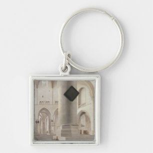 Interior of the Grote Kerk, Amsterdam, c.1637 Key Ring
