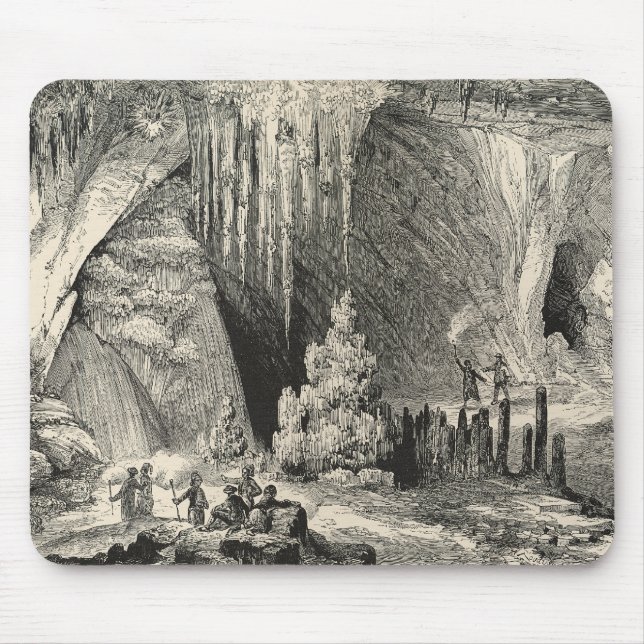 Interior of the Grotto of Antiparos Mouse Pad (Front)