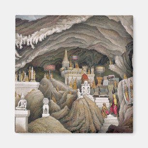 Interior of the grotto of Nam Hou, Laos, from 'Atl Magnet