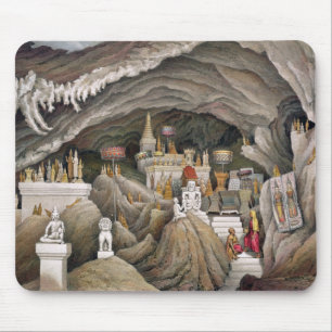 Interior of the grotto of Nam Hou, Laos, from 'Atl Mouse Pad