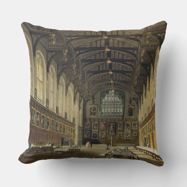 Interior of the Hall of Christ Church, illustratio Cushion (Front)