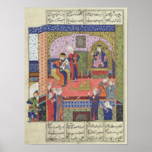 Interior of the King of Persia's Palace Poster