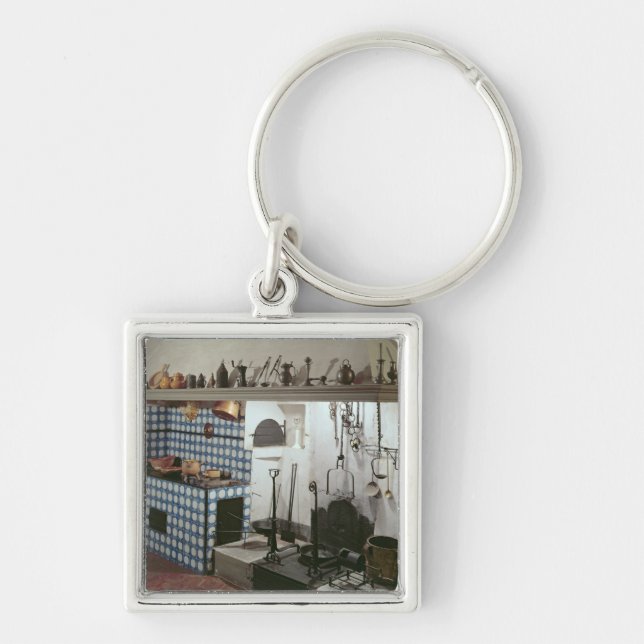 Interior of the kitchen of the Hotel de Cabris Key Ring (Front)