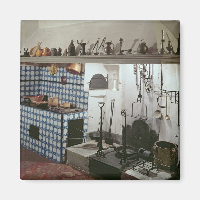 Interior of the kitchen of the Hotel de Cabris Magnet (Front)