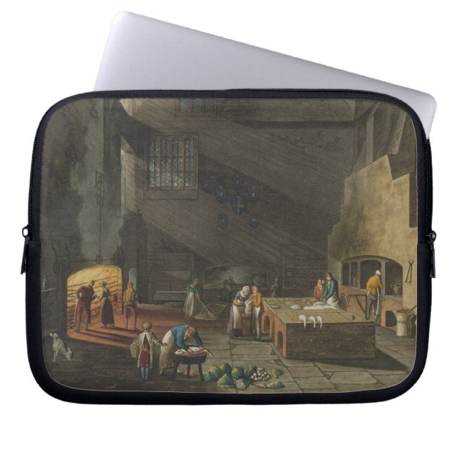 Interior of the Kitchen, Trinity Cambridg Laptop Sleeve (Front)