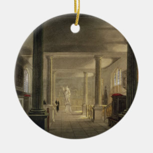 Interior of the Law School, Cambridge, from 'The H Ceramic Tree Decoration