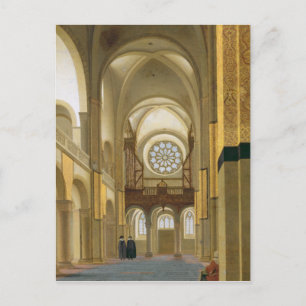 Interior of the Marienkirche in Utrecht, 1638 Postcard