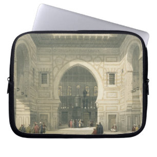 Interior of the Mosque of Sultan Hasan, Cairo, fro Laptop Sleeve
