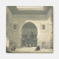 Interior of the Mosque of Sultan Hasan, Cairo, fro