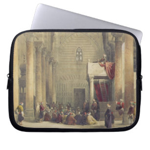 Interior of the Mosque of the Metwalys, Cairo, fro Laptop Sleeve