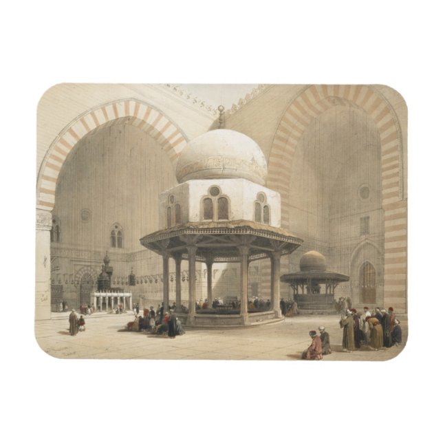 Interior of the Mosque of the Sultan El Ghoree, Ca Magnet (Horizontal)