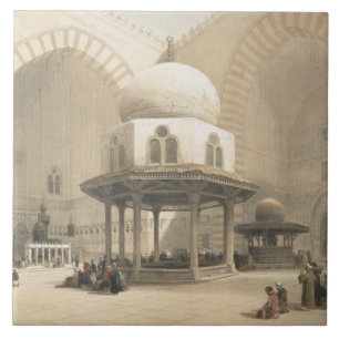 Interior of the Mosque of the Sultan El Ghoree, Ca Tile