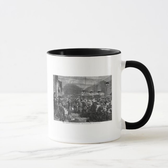 Interior of the Paris post office Mug (Right)