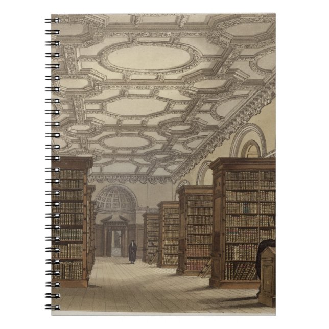 Interior of the Public Library, Cambridge, from 'T Notebook (Front)