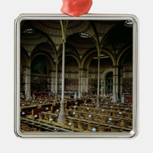 Interior of the 'Salle des Imprimes', 1868 Metal Tree Decoration