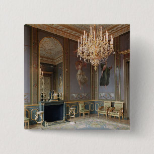 Interior of the Salon de Musique 15 Cm Square Badge