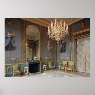 Interior of the Salon de Musique Poster