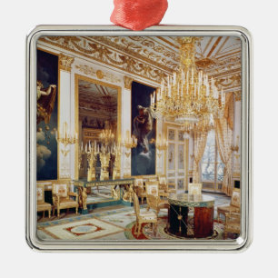Interior of the Salon des Quatre Saisons Metal Ornament