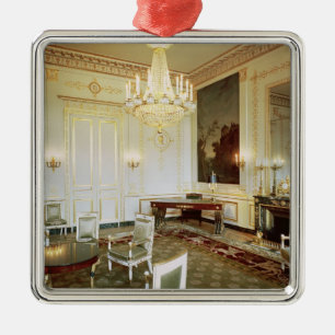 Interior of the Salon Vert Metal Ornament