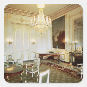 Interior of the Salon Vert Square Sticker