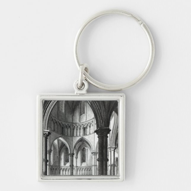 Interior of the Temple Church Key Ring (Front)