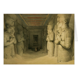 Interior of the Temple of Abu Simbel, from "Egypt
