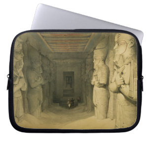 Interior of the Temple of Abu Simbel, from "Egypt Laptop Sleeve