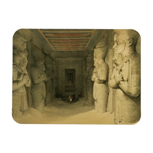 Interior of the Temple of Abu Simbel, from "Egypt Magnet (Horizontal)