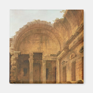 Interior of the Temple of Diana at Nimes, 1787 Magnet