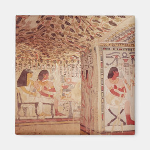 Interior of the Tomb of Sennefer, New Kingdom Magnet