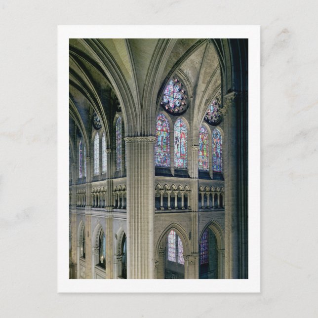 Interior of the transept crossing, consecrated 121 postcard (Front)