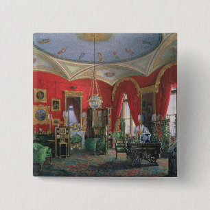 Interior of the Winter Palace 15 Cm Square Badge