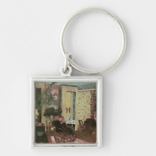 Interior or, The Salon with Three Lamps, 1899 Key Ring