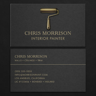 Interior Painter Professional Business Card