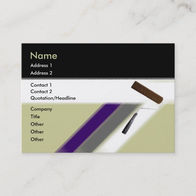 Interior Painting Business Card (Front)