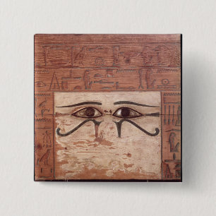 Interior panel of the sarcophagus of Chancellor Na 15 Cm Square Badge