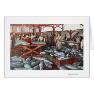 Interior View of a Salmon Cannery