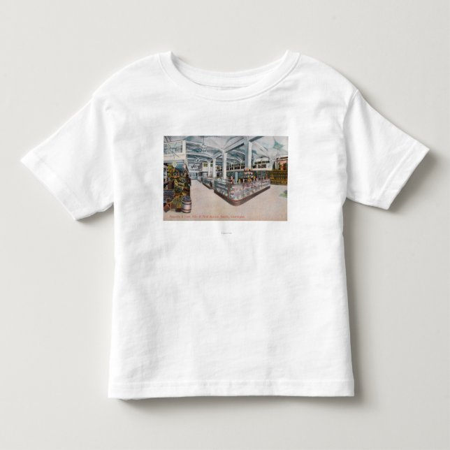 Interior View of Augustine & Kyer Bakery Toddler T-Shirt (Front)
