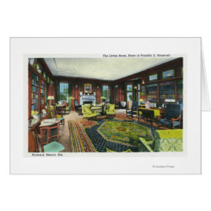 Interior View of FDR's Living Room